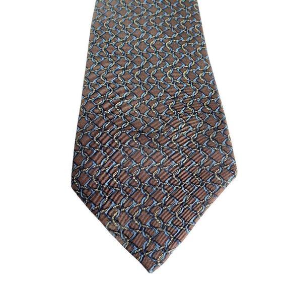 Hermes Gray Authentic 100% Silk Tie - Picture 6 of 6